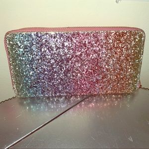 Ombré Rainbow glitter wallet🌈✨